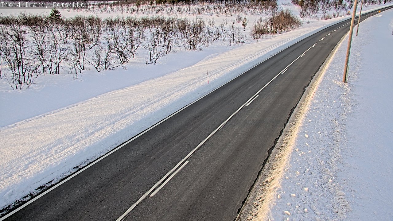 Kelikamerat Kuva Tie 4 Inari, Petsikko, Inari, Lappi