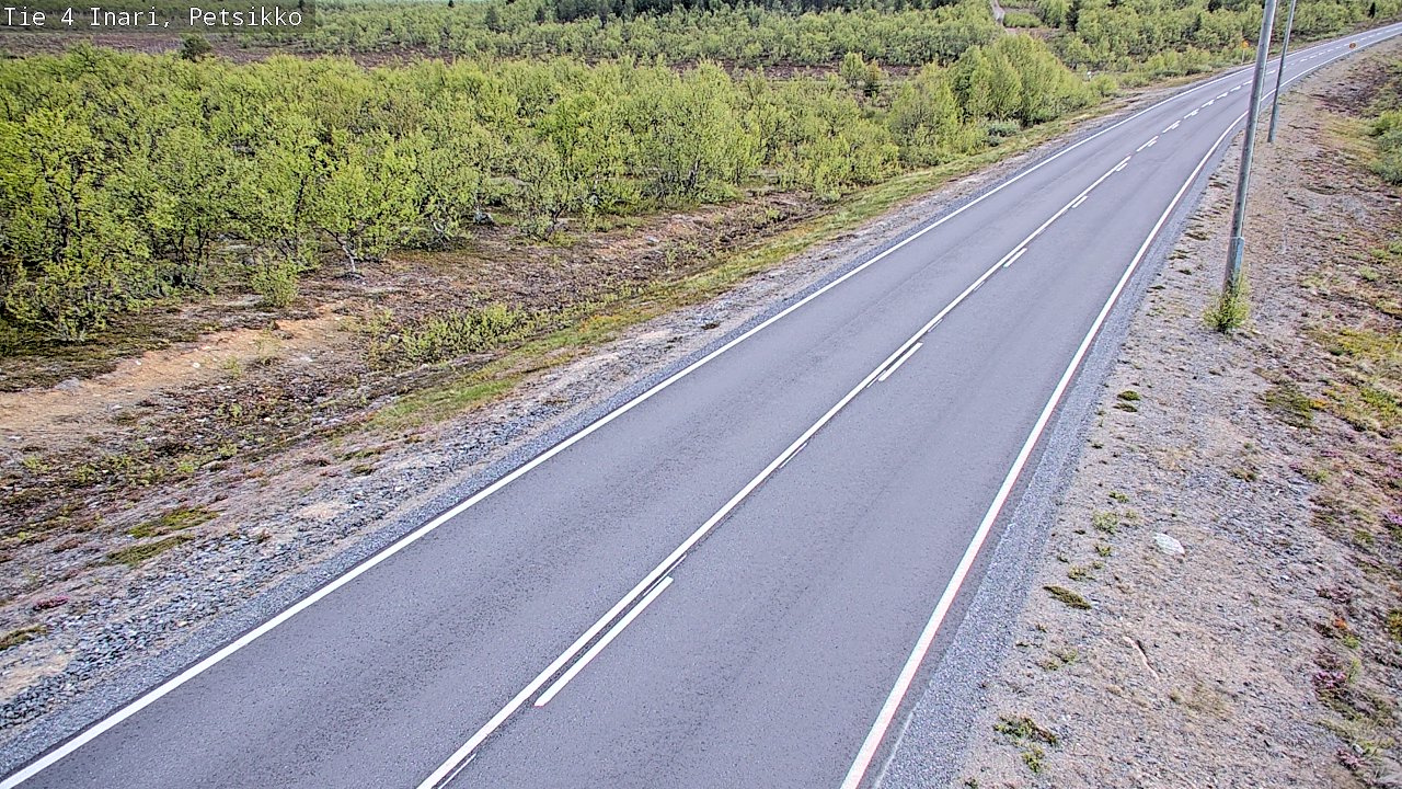 Kelikamerat Kuva Tie 4 Inari, Petsikko, Inari, Lappi