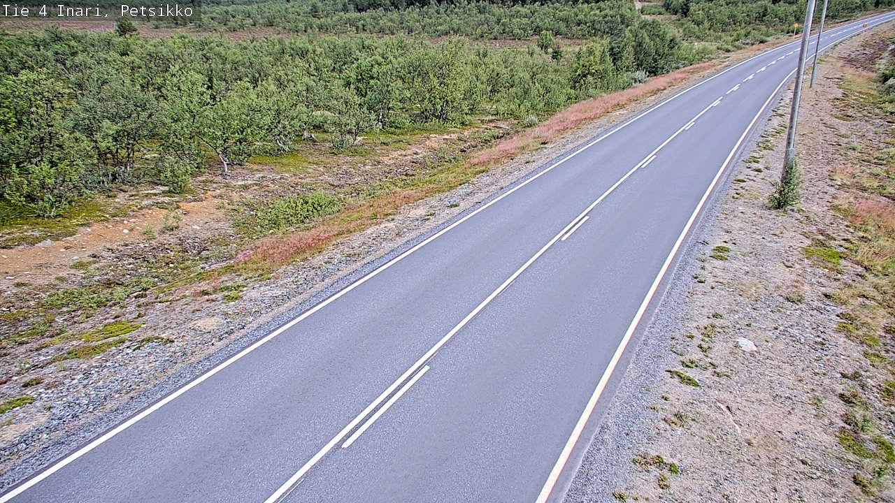 Weather Camera Image Road 4 Inari, Petsikko, Inari, Lappi