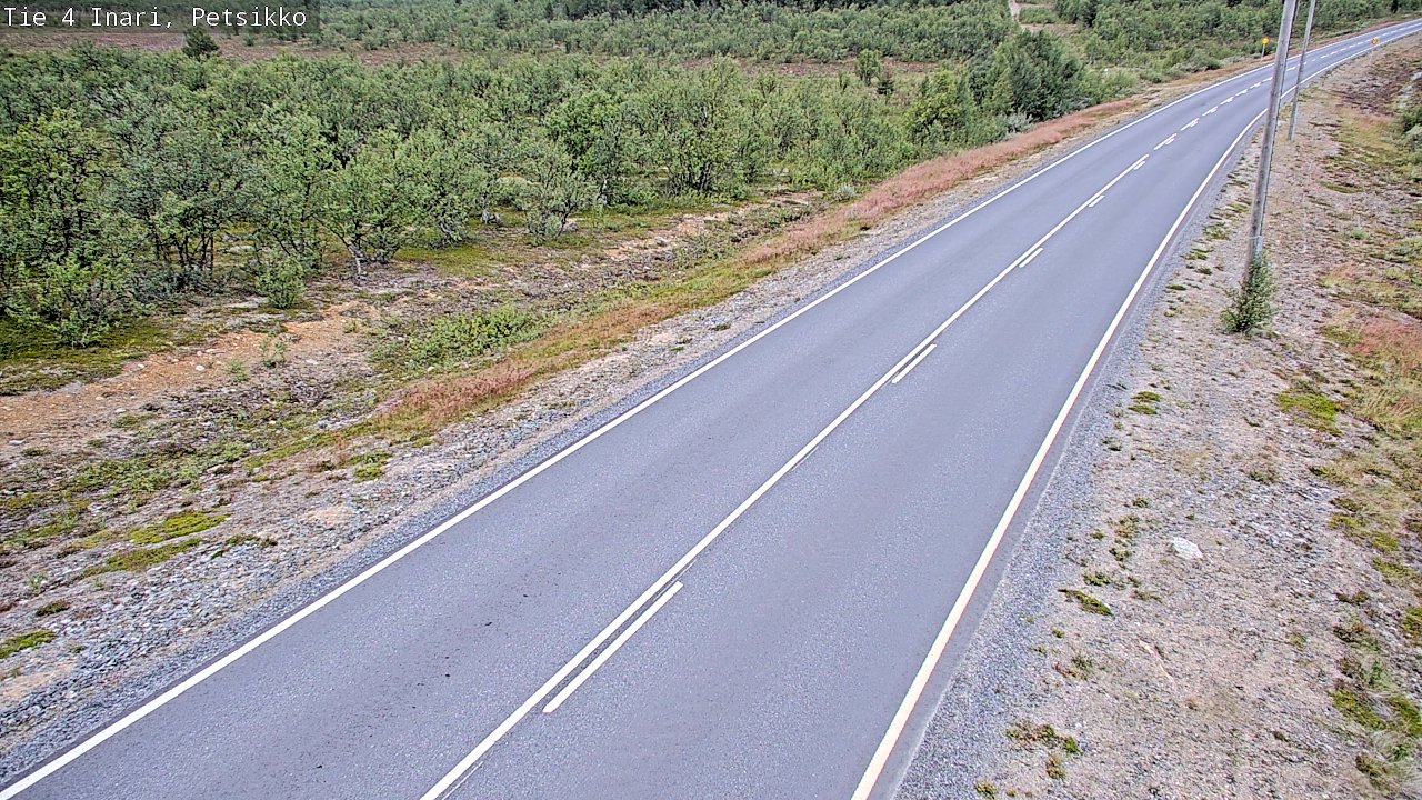 Weather Camera Image Road 4 Inari, Petsikko, Inari, Lappi