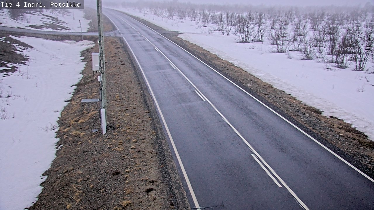 Weather Camera Image Väg 4 Enare, Petsikko, Inari, Lappi
