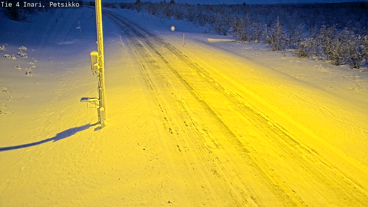 Kelikamerat Kuva Tie 4 Inari, Petsikko, Inari, Lappi