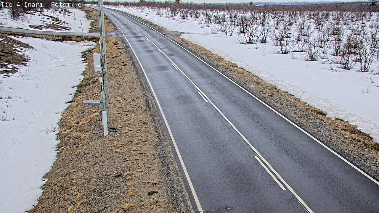Weather Camera Image Väg 4 Enare, Petsikko, Inari, Lappi