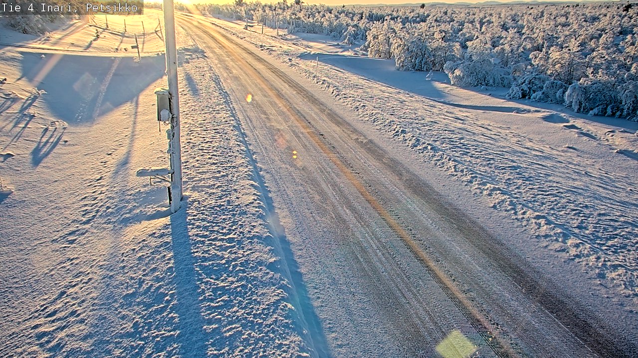 Weather Camera Image Road 4 Inari, Petsikko, Inari, Lappi