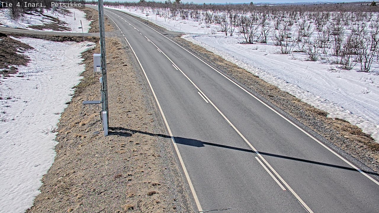 Weather Camera Image Väg 4 Enare, Petsikko, Inari, Lappi