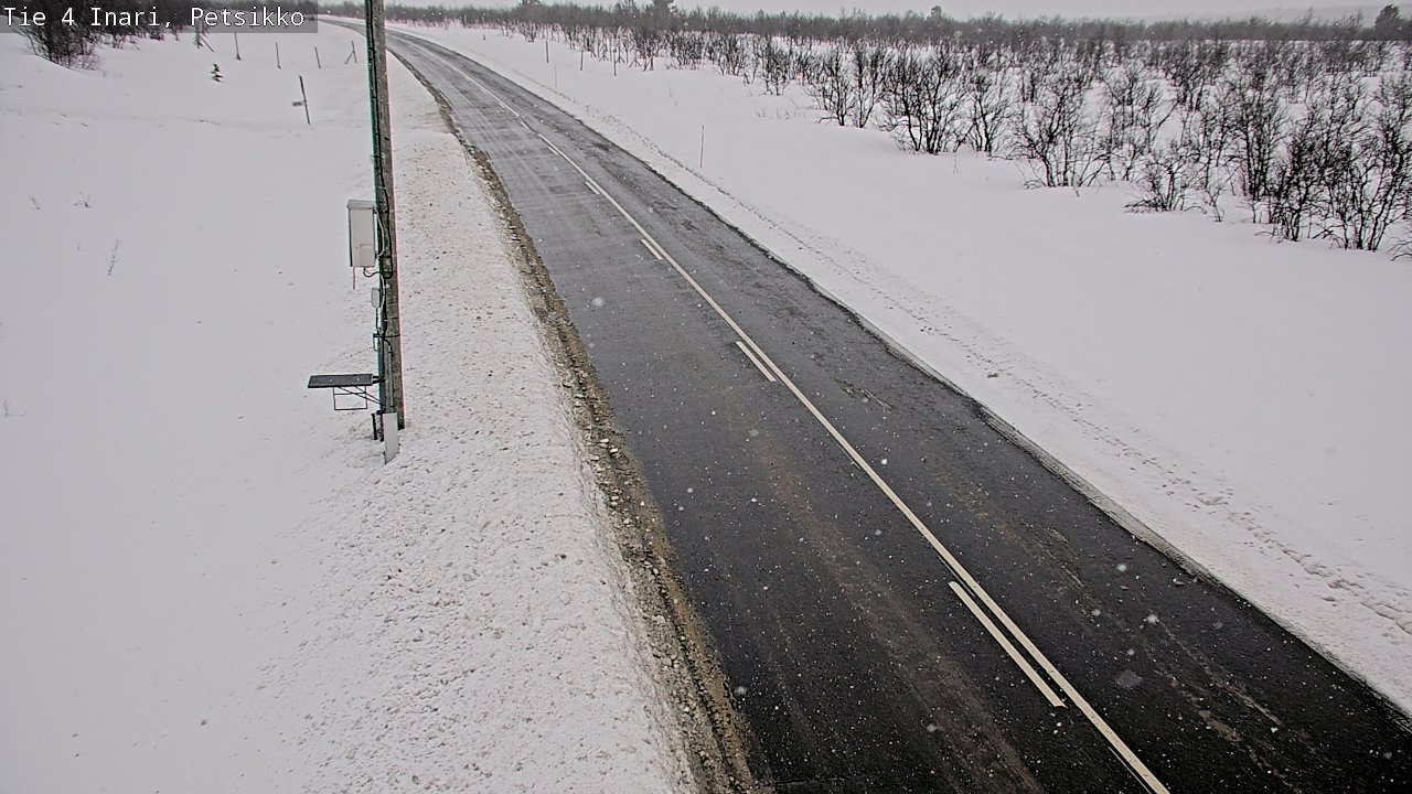 Weather Camera Image Road 4 Inari, Petsikko, Inari, Lappi