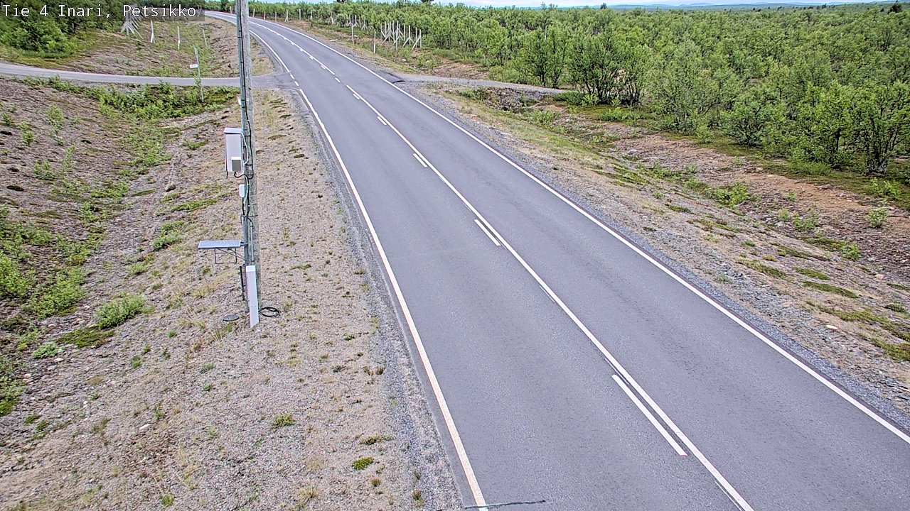 Weather Camera Image Väg 4 Enare, Petsikko, Inari, Lappi