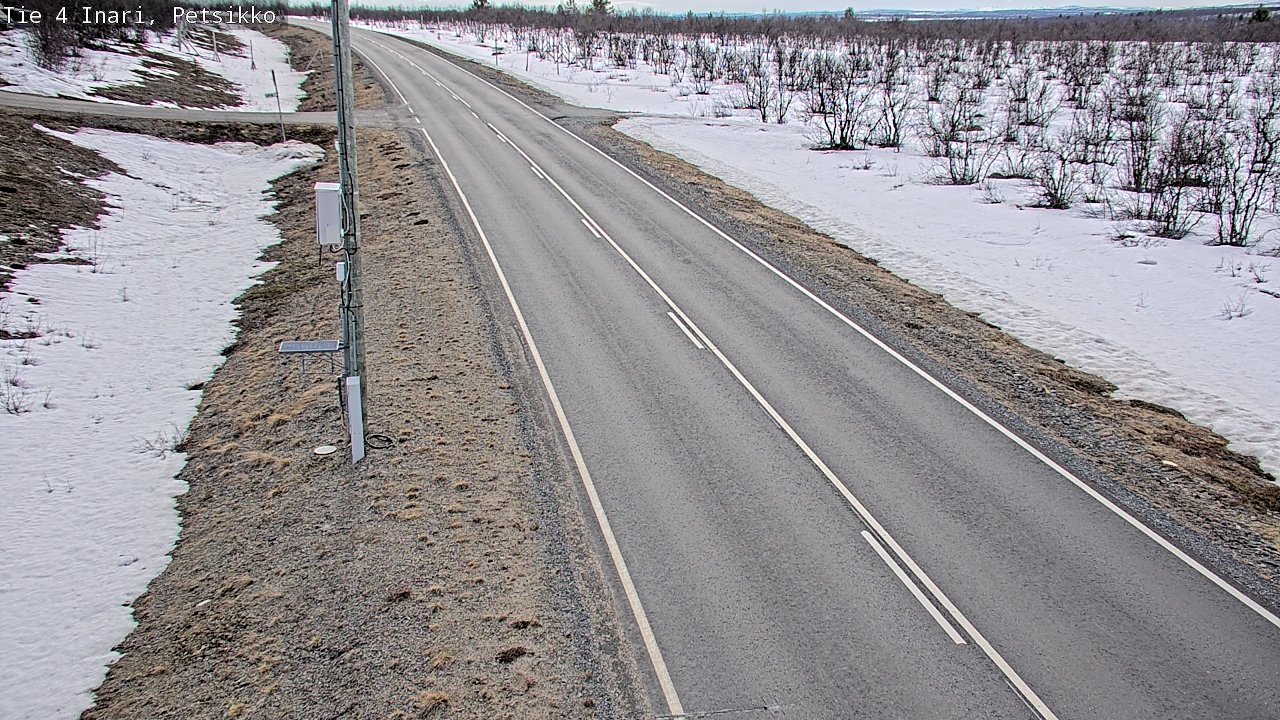 Weather Camera Image Väg 4 Enare, Petsikko, Inari, Lappi