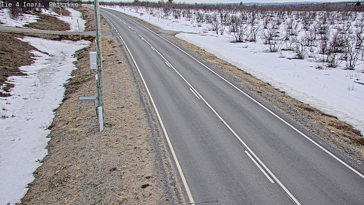 Weather Camera Image Väg 4 Enare, Petsikko, Inari, Lappi