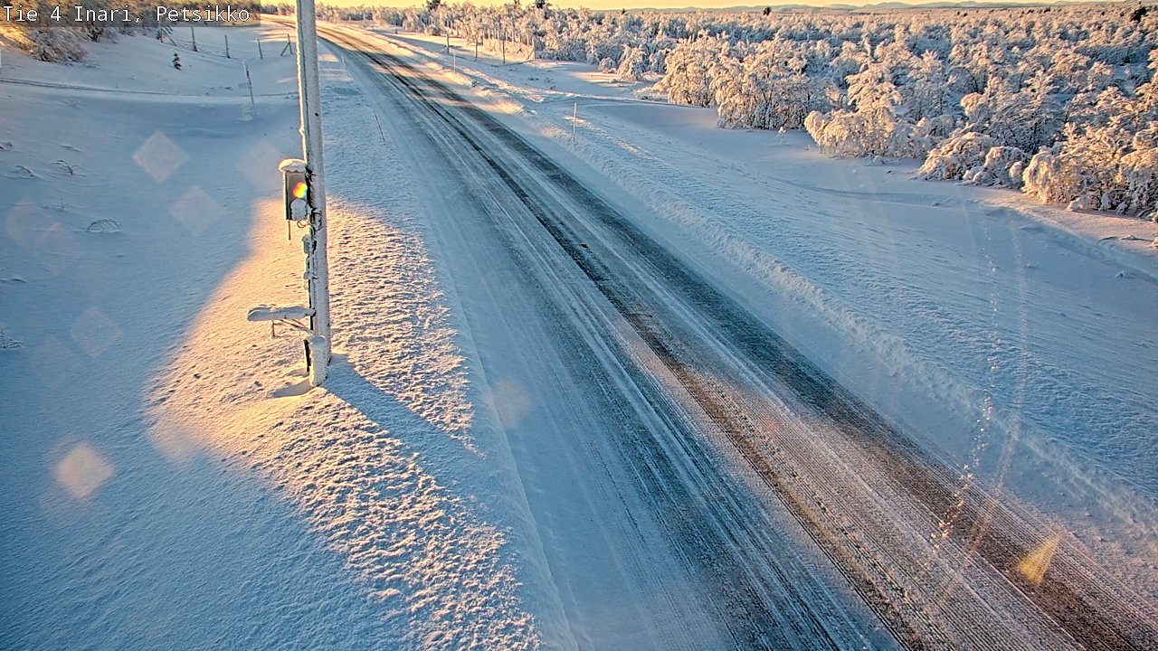 Weather Camera Image Väg 4 Enare, Petsikko, Inari, Lappi
