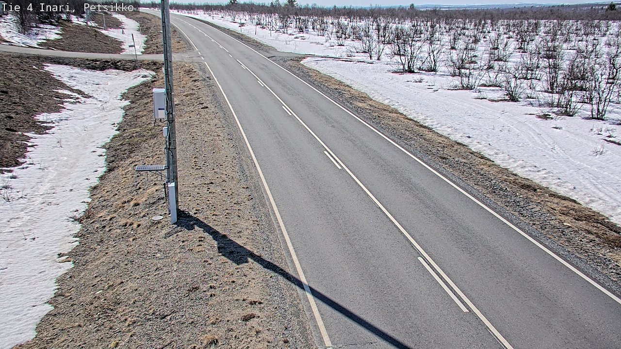 Weather Camera Image Road 4 Inari, Petsikko, Inari, Lappi