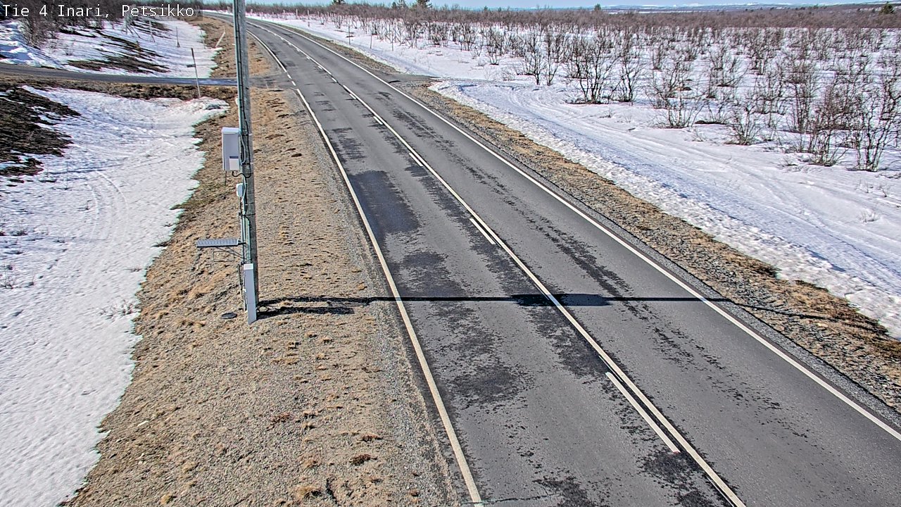 Weather Camera Image Väg 4 Enare, Petsikko, Inari, Lappi