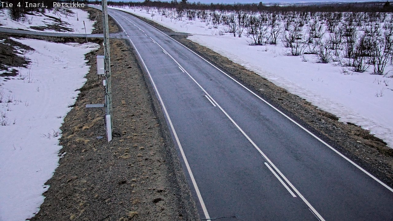 Weather Camera Image Väg 4 Enare, Petsikko, Inari, Lappi