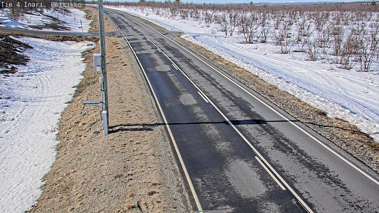 Weather Camera Image Väg 4 Enare, Petsikko, Inari, Lappi