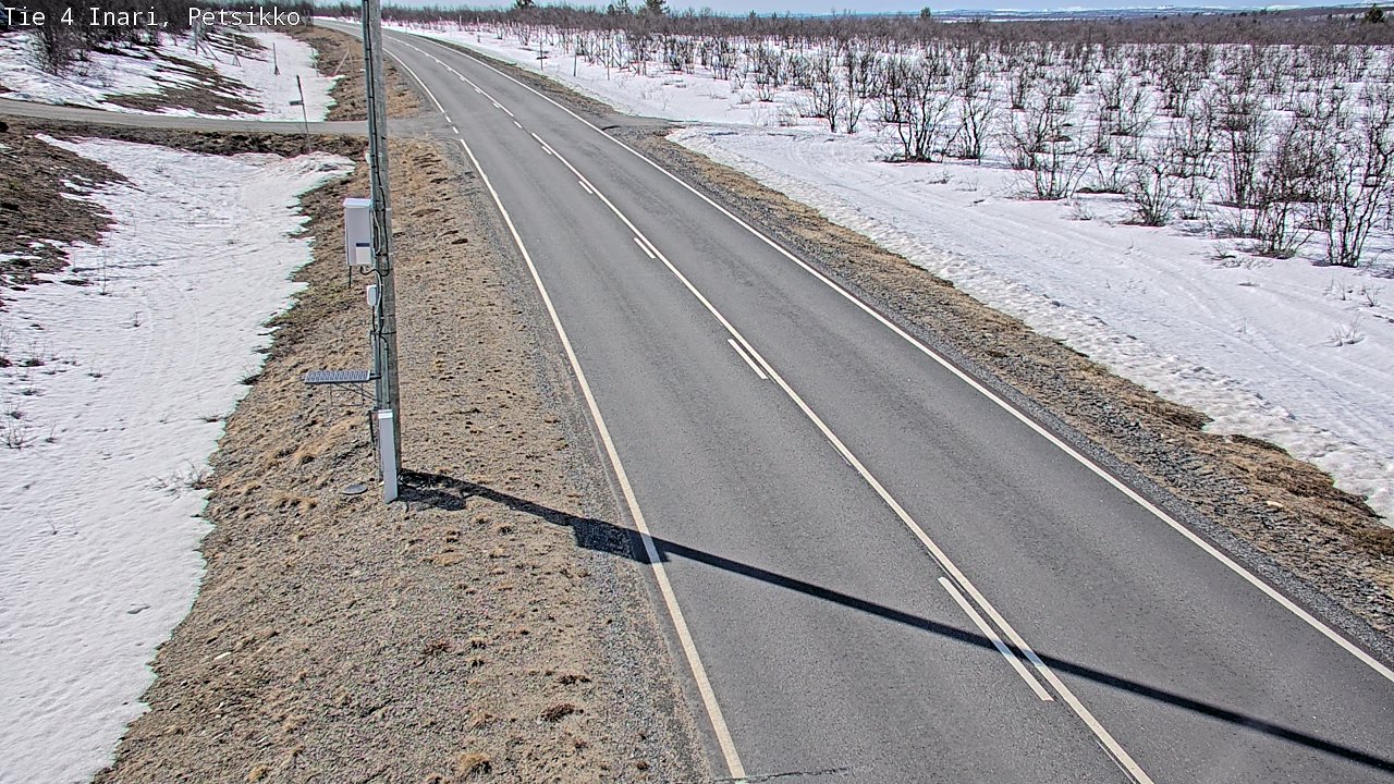 Weather Camera Image Väg 4 Enare, Petsikko, Inari, Lappi