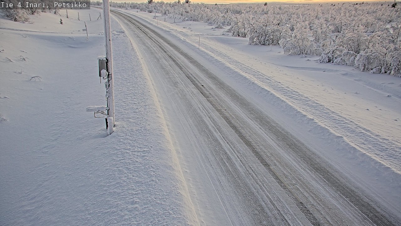 Kelikamerat Kuva Tie 4 Inari, Petsikko, Inari, Lappi