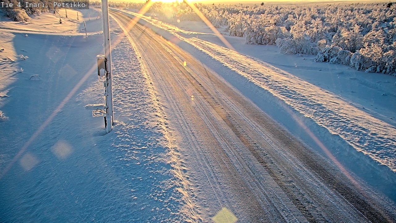 Kelikamerat Kuva Tie 4 Inari, Petsikko, Inari, Lappi