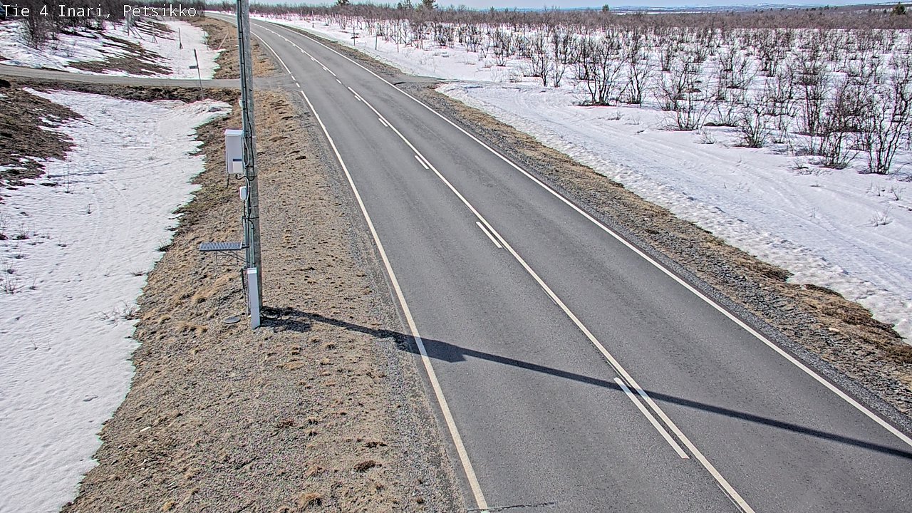 Weather Camera Image Väg 4 Enare, Petsikko, Inari, Lappi