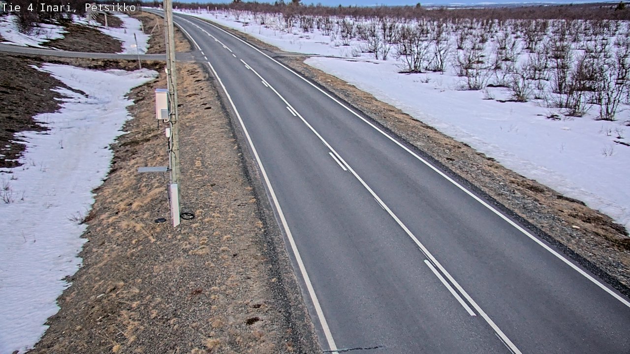 Weather Camera Image Road 4 Inari, Petsikko, Inari, Lappi