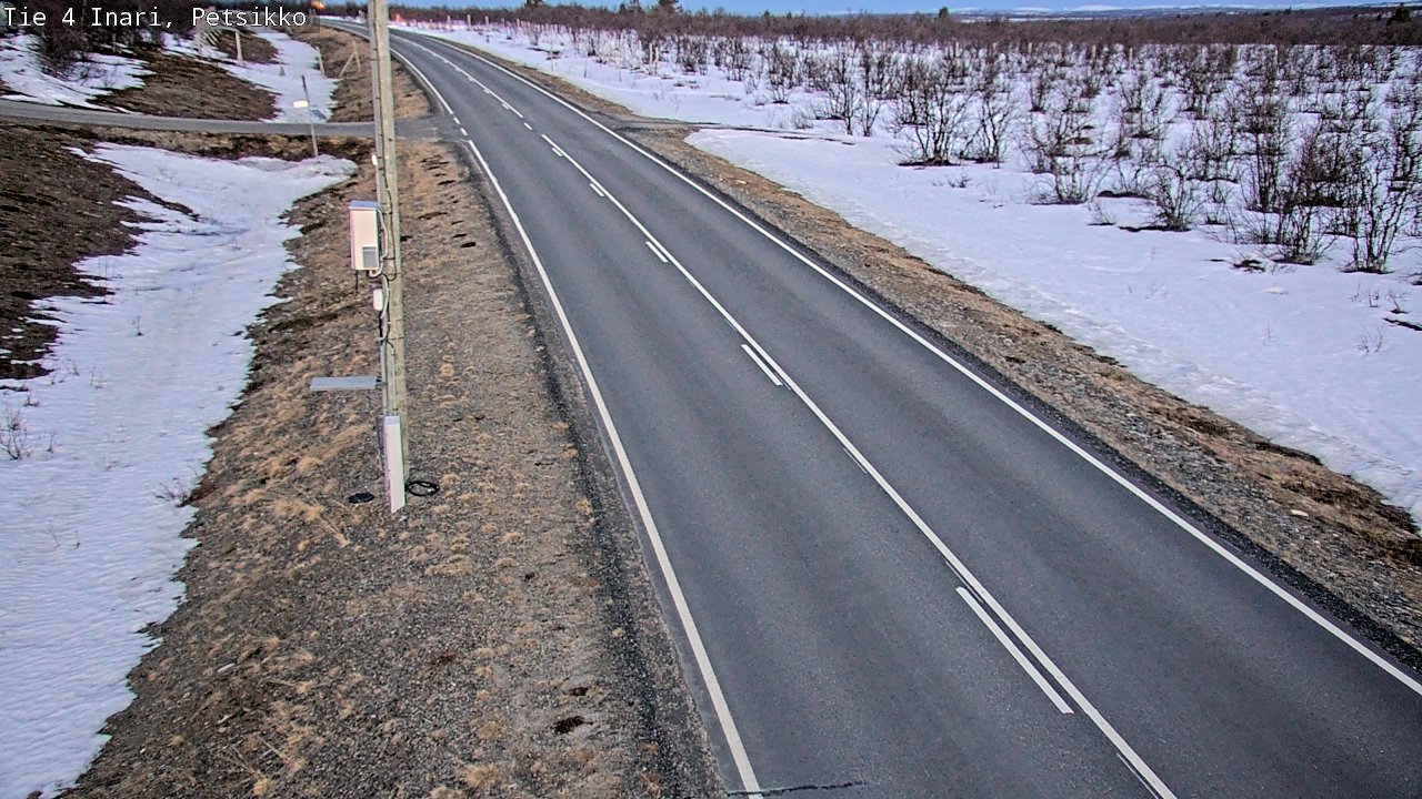 Weather Camera Image Road 4 Inari, Petsikko, Inari, Lappi
