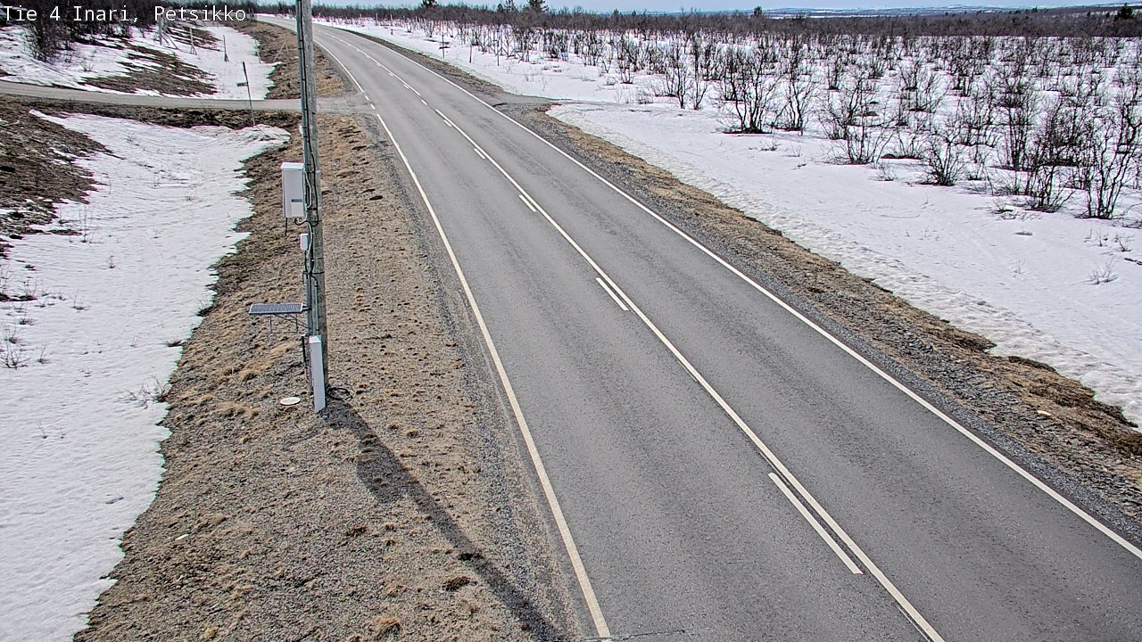 Weather Camera Image Väg 4 Enare, Petsikko, Inari, Lappi