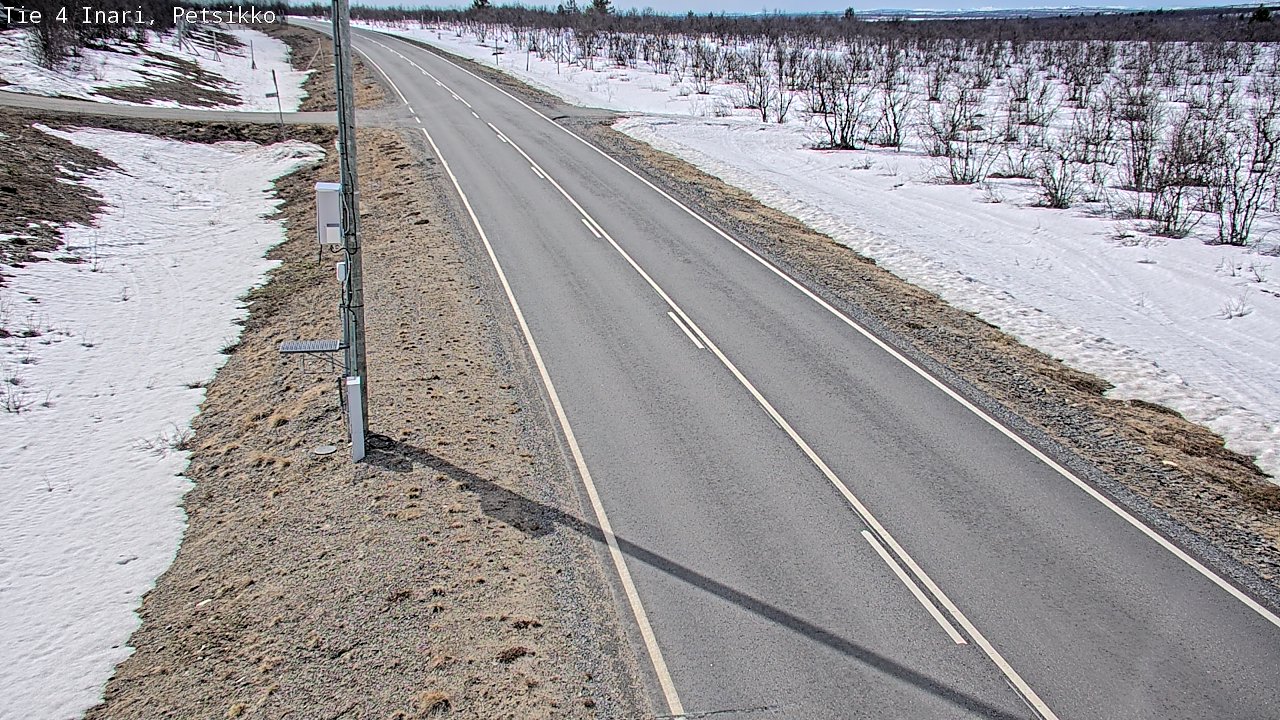 Weather Camera Image Väg 4 Enare, Petsikko, Inari, Lappi