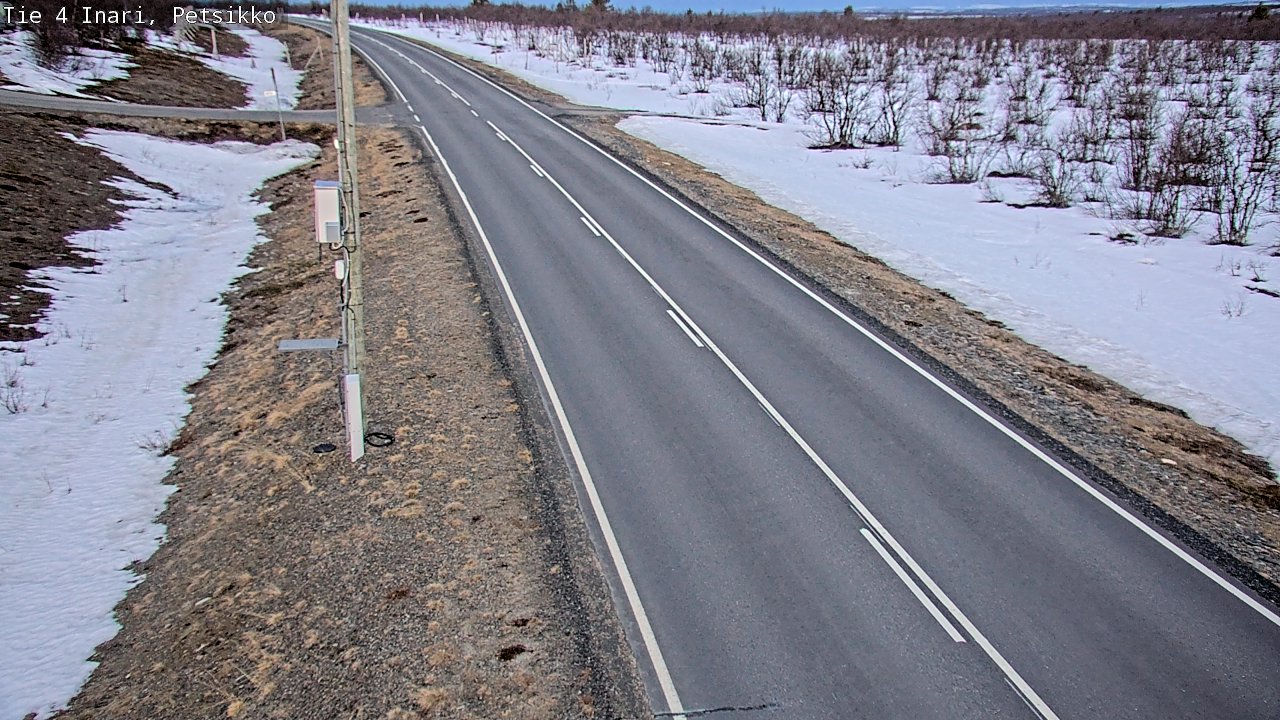 Weather Camera Image Road 4 Inari, Petsikko, Inari, Lappi