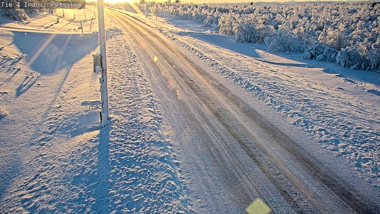 Weather Camera Image Road 4 Inari, Petsikko, Inari, Lappi