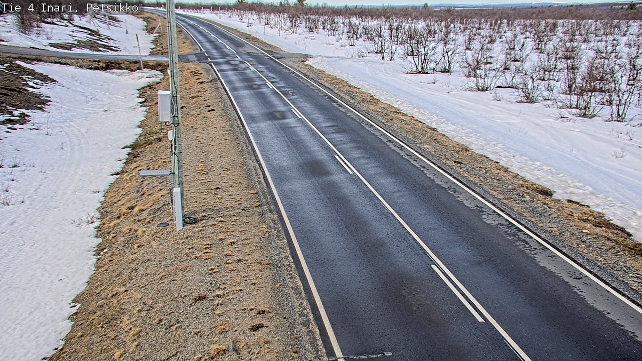 Weather Camera Image Väg 4 Enare, Petsikko, Inari, Lappi