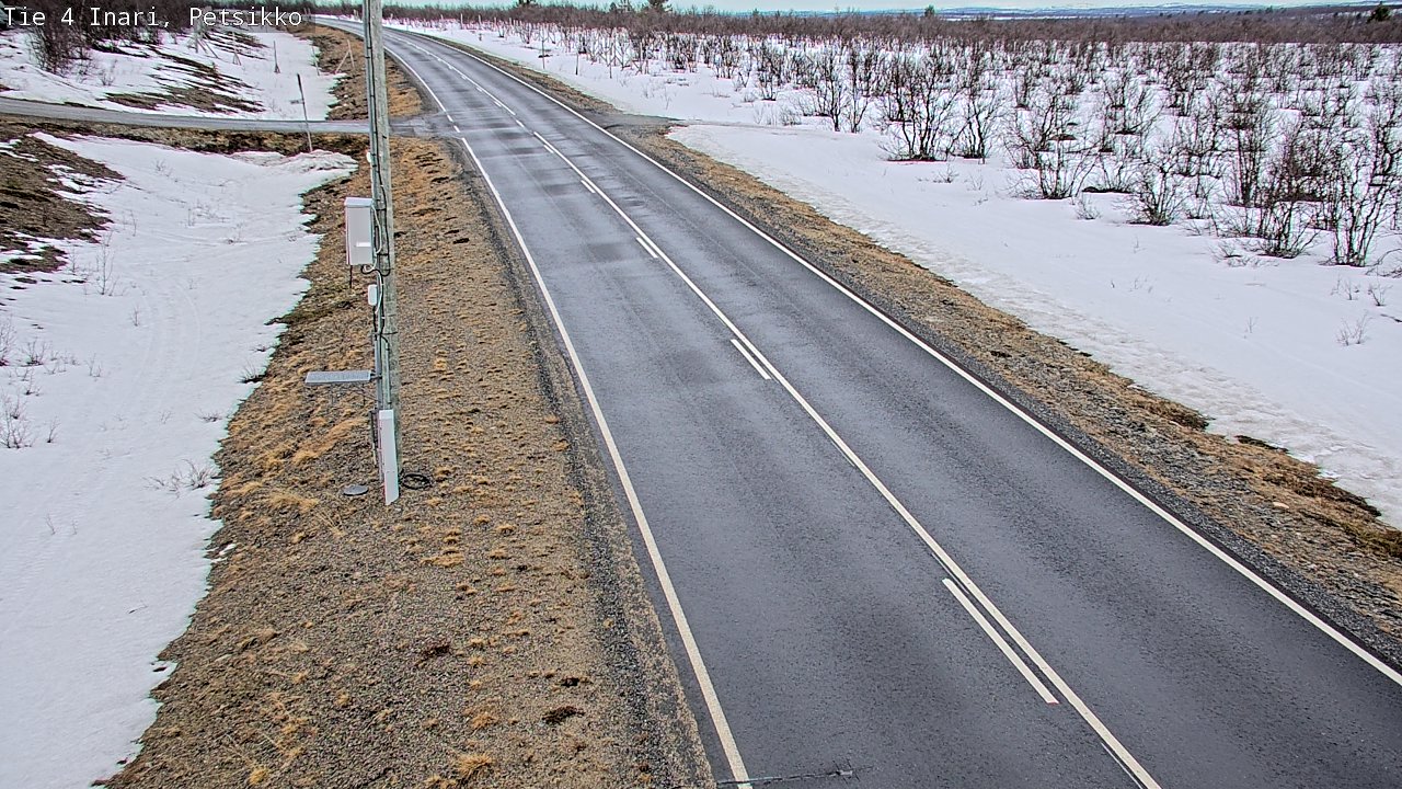 Weather Camera Image Väg 4 Enare, Petsikko, Inari, Lappi