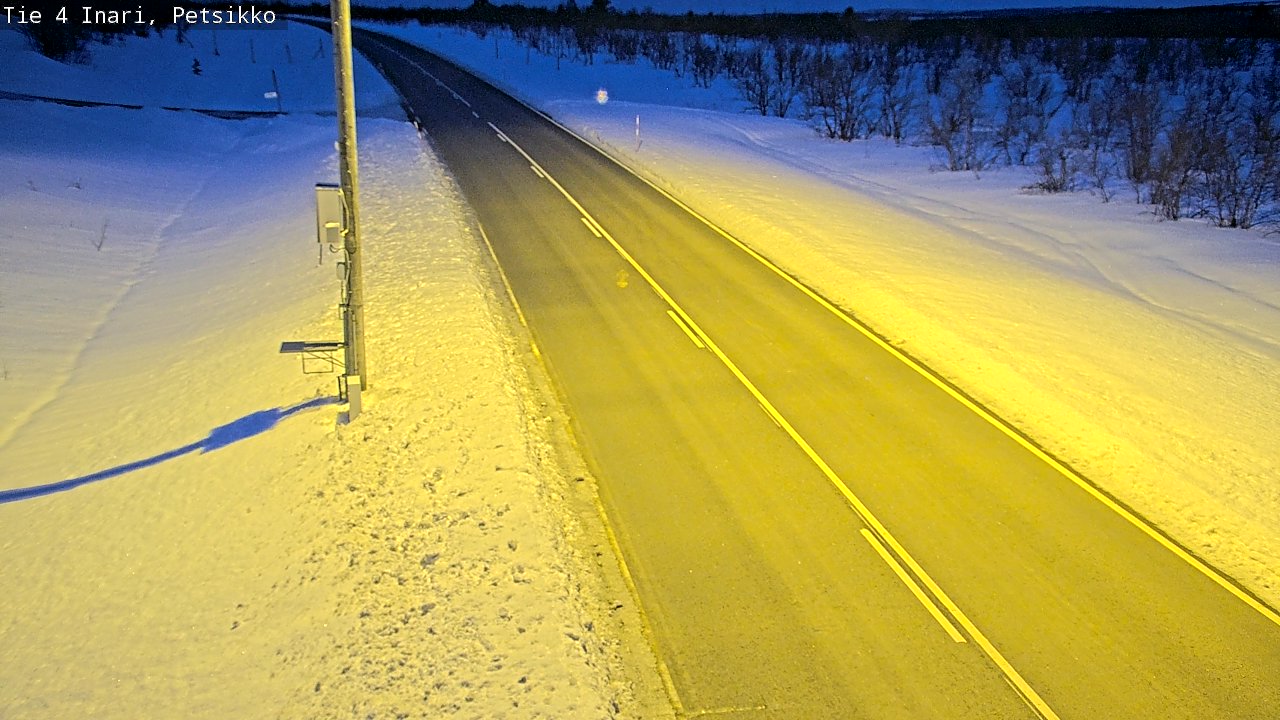 Kelikamerat Kuva Tie 4 Inari, Petsikko, Inari, Lappi