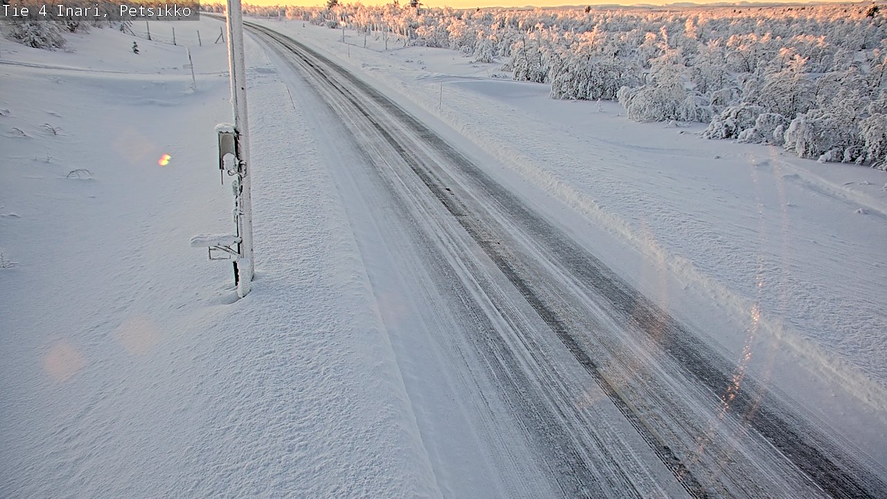 Weather Camera Image Väg 4 Enare, Petsikko, Inari, Lappi