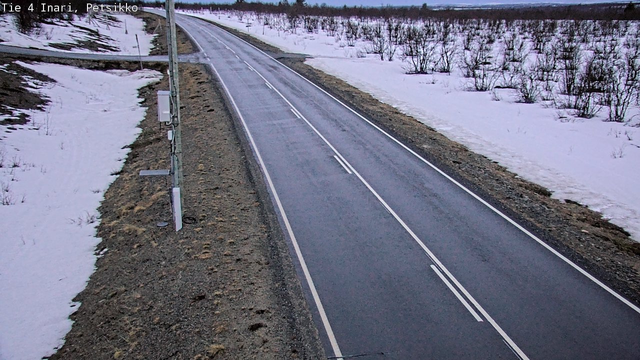 Weather Camera Image Väg 4 Enare, Petsikko, Inari, Lappi