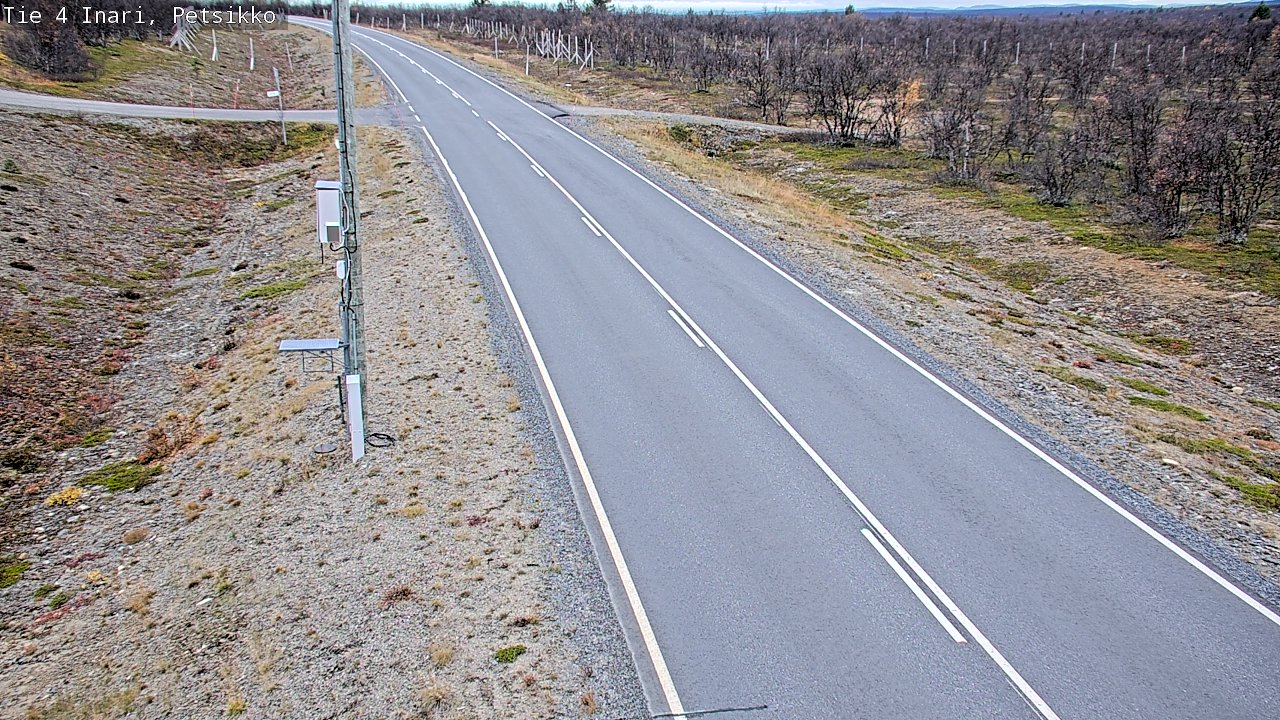 Kelikamerat Kuva Tie 4 Inari, Petsikko, Inari, Lappi