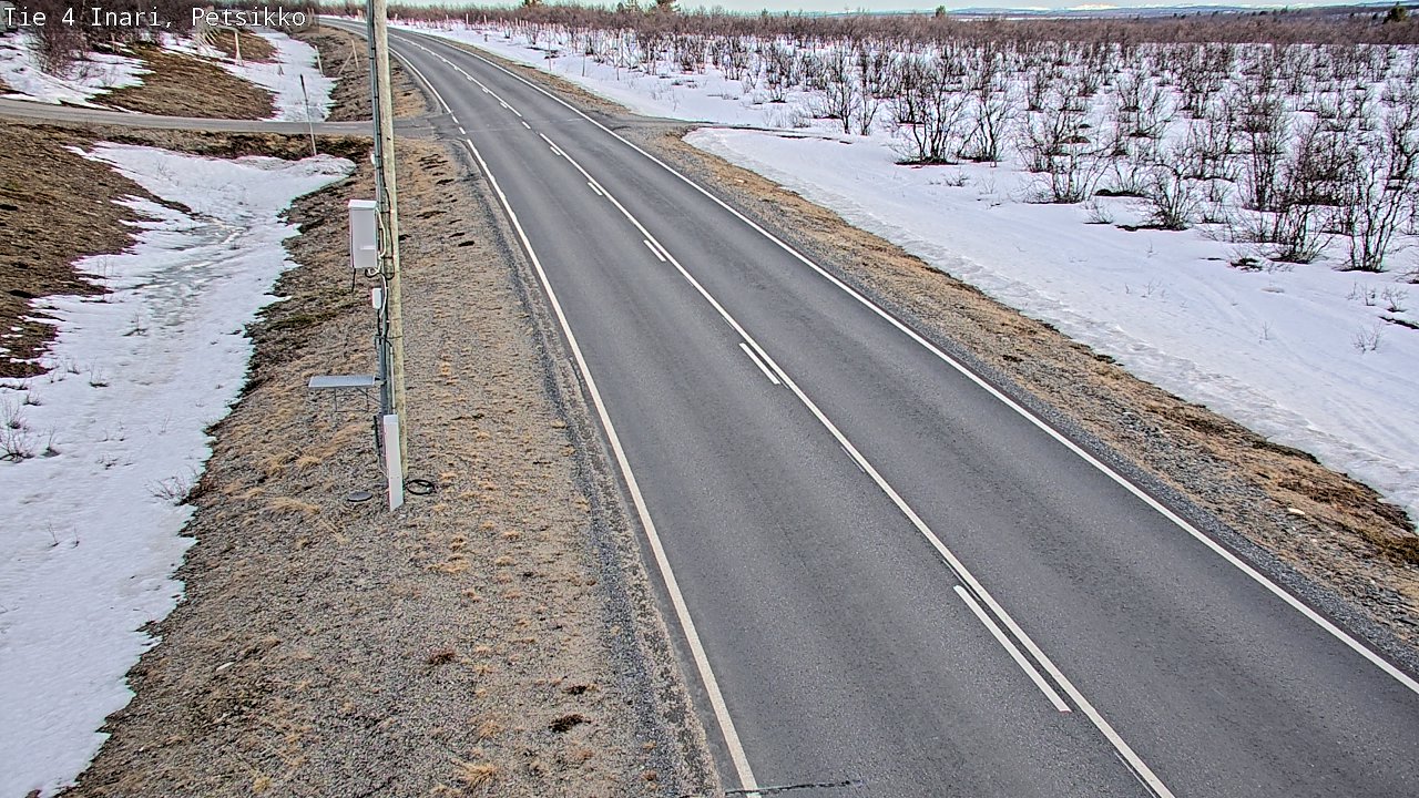 Weather Camera Image Väg 4 Enare, Petsikko, Inari, Lappi