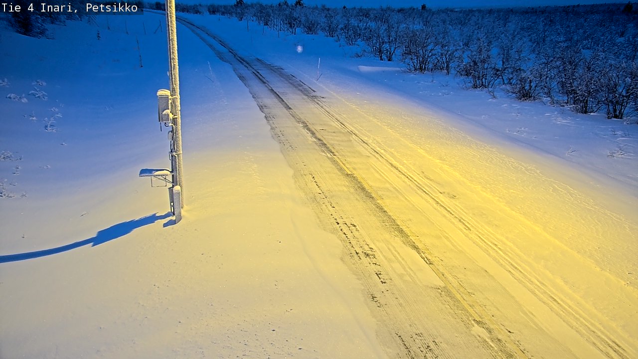 Kelikamerat Kuva Tie 4 Inari, Petsikko, Inari, Lappi