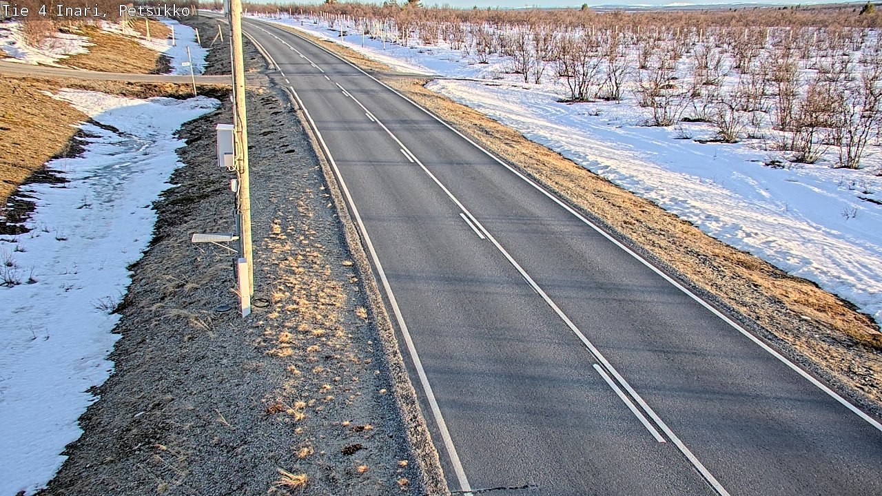Weather Camera Image Väg 4 Enare, Petsikko, Inari, Lappi