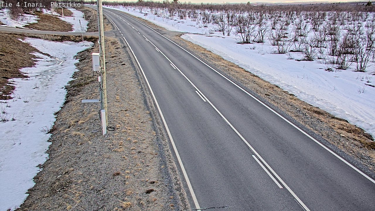 Weather Camera Image Väg 4 Enare, Petsikko, Inari, Lappi