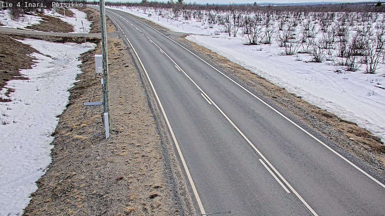 Weather Camera Image Väg 4 Enare, Petsikko, Inari, Lappi