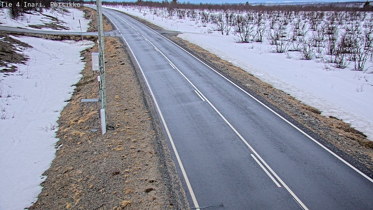 Weather Camera Image Väg 4 Enare, Petsikko, Inari, Lappi
