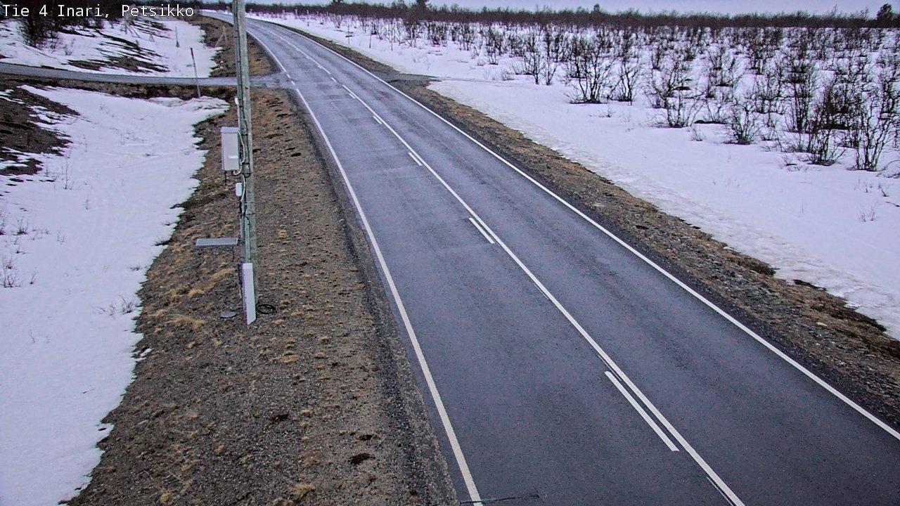 Weather Camera Image Väg 4 Enare, Petsikko, Inari, Lappi