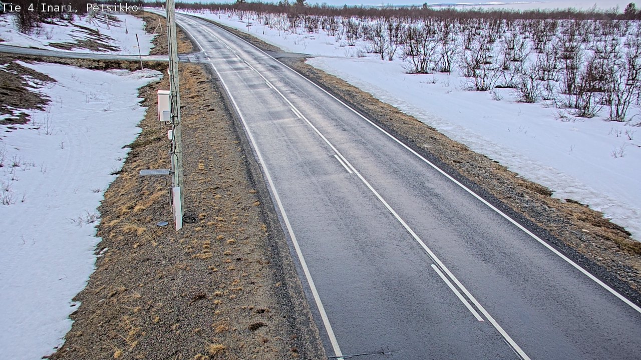 Weather Camera Image Väg 4 Enare, Petsikko, Inari, Lappi