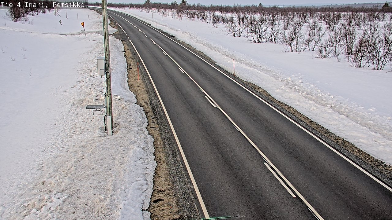 Weather Camera Image Väg 4 Enare, Petsikko, Inari, Lappi