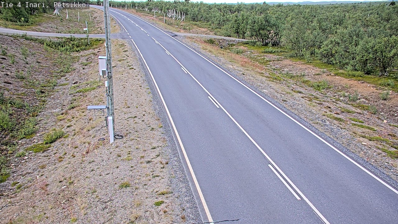 Weather Camera Image Väg 4 Enare, Petsikko, Inari, Lappi