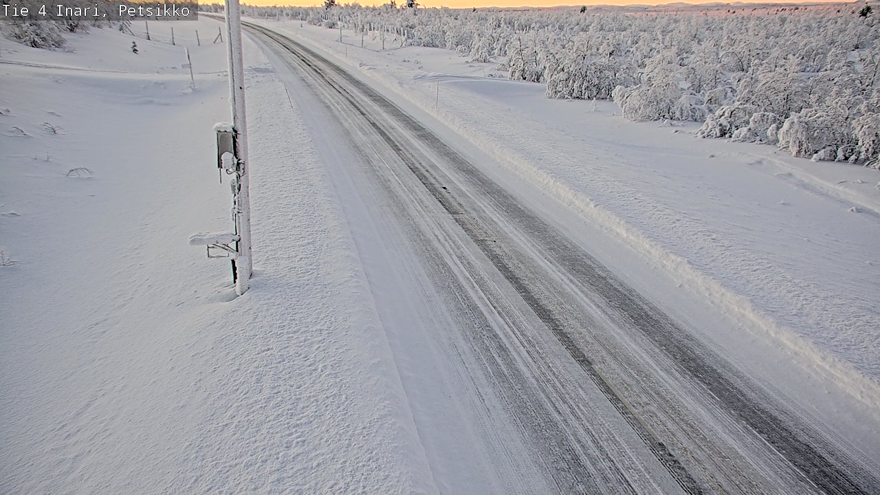 Weather Camera Image Väg 4 Enare, Petsikko, Inari, Lappi
