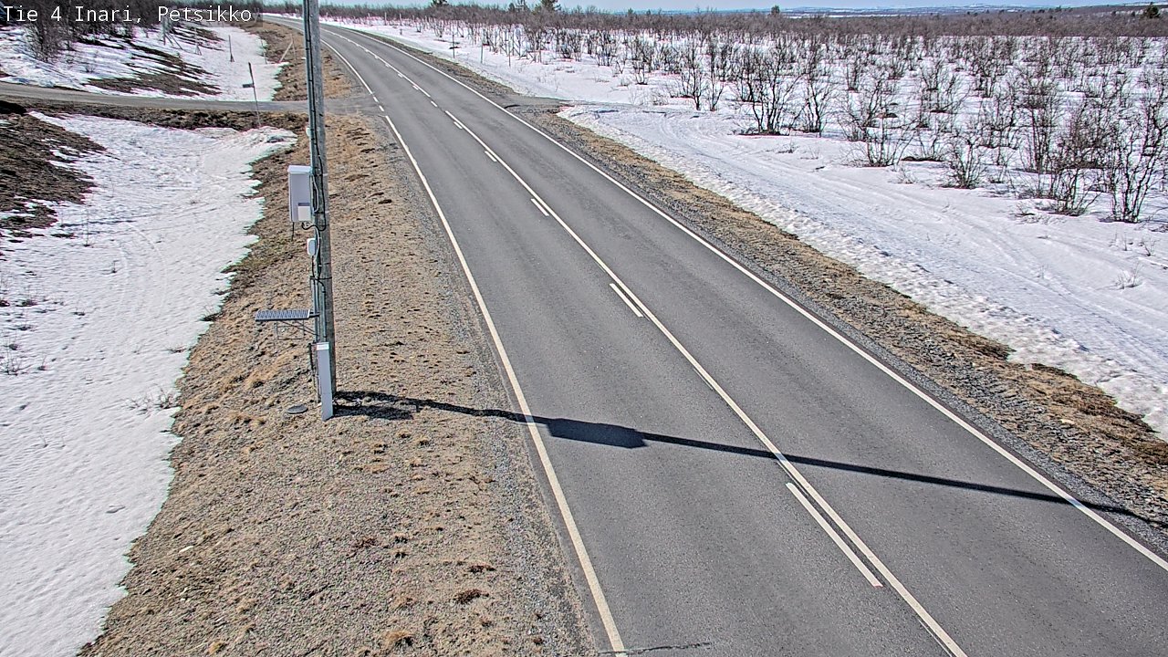 Weather Camera Image Väg 4 Enare, Petsikko, Inari, Lappi