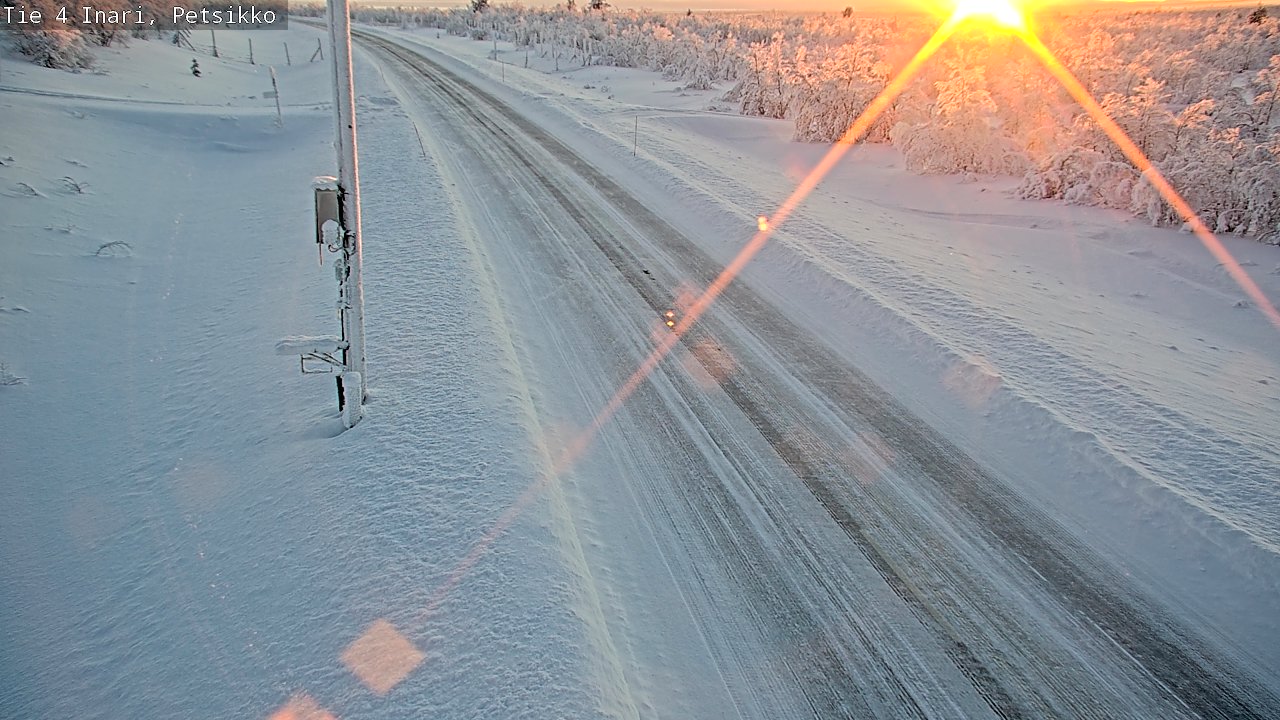 Kelikamerat Kuva Tie 4 Inari, Petsikko, Inari, Lappi