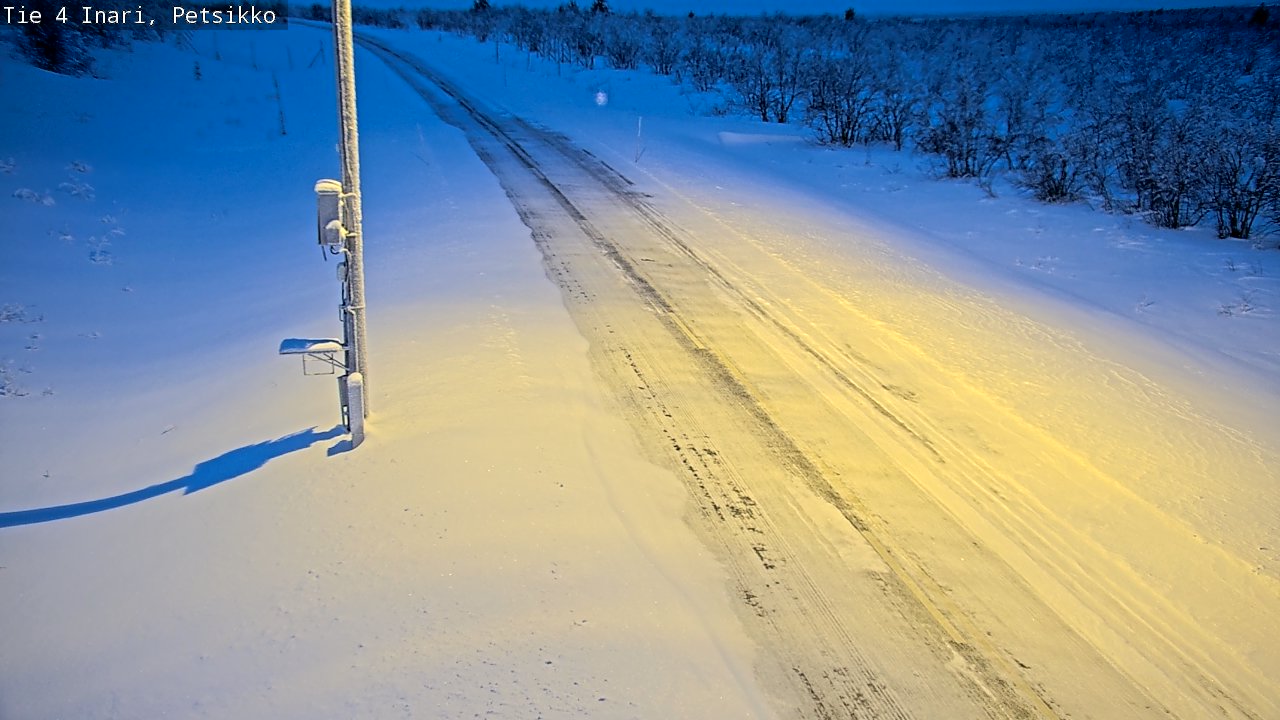 Kelikamerat Kuva Tie 4 Inari, Petsikko, Inari, Lappi