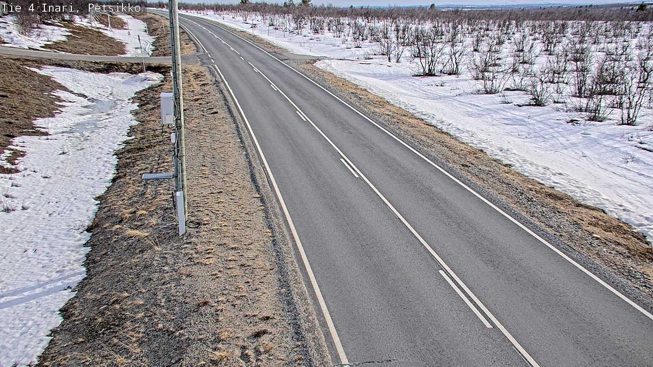 Weather Camera Image Väg 4 Enare, Petsikko, Inari, Lappi