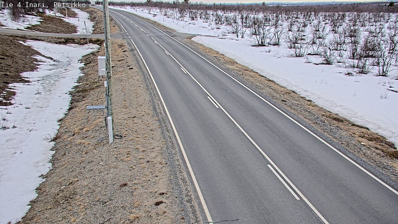 Weather Camera Image Väg 4 Enare, Petsikko, Inari, Lappi